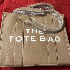 Tan Fashion Tote Bag